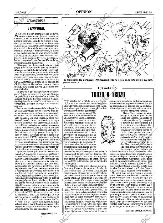 ABC MADRID 19-12-1996 página 20
