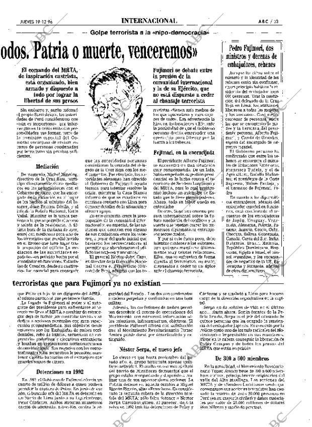 ABC MADRID 19-12-1996 página 33
