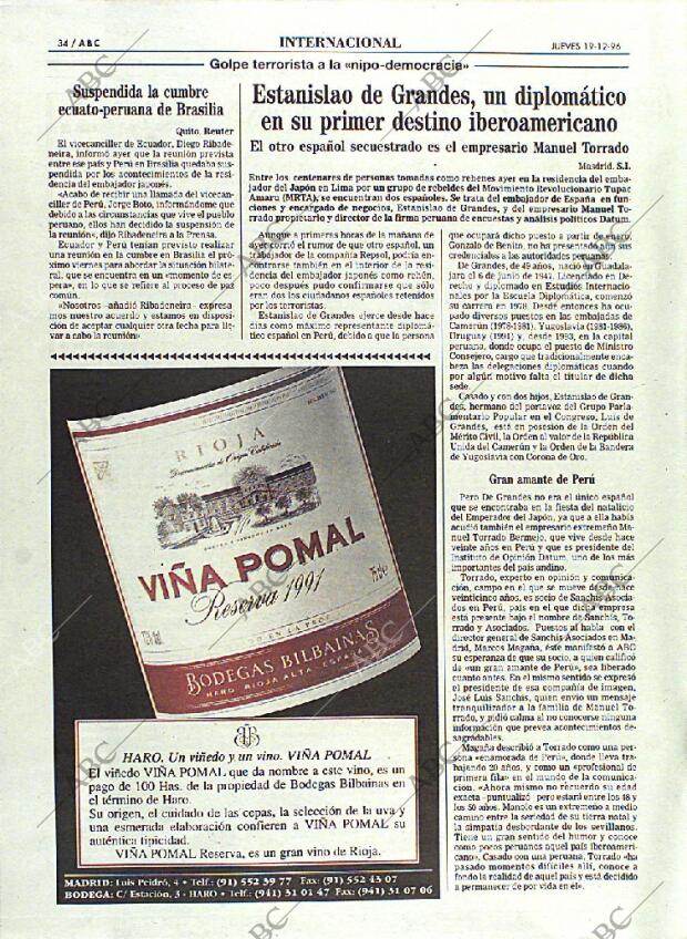 ABC MADRID 19-12-1996 página 34
