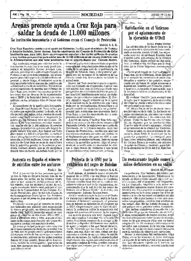 ABC MADRID 19-12-1996 página 58