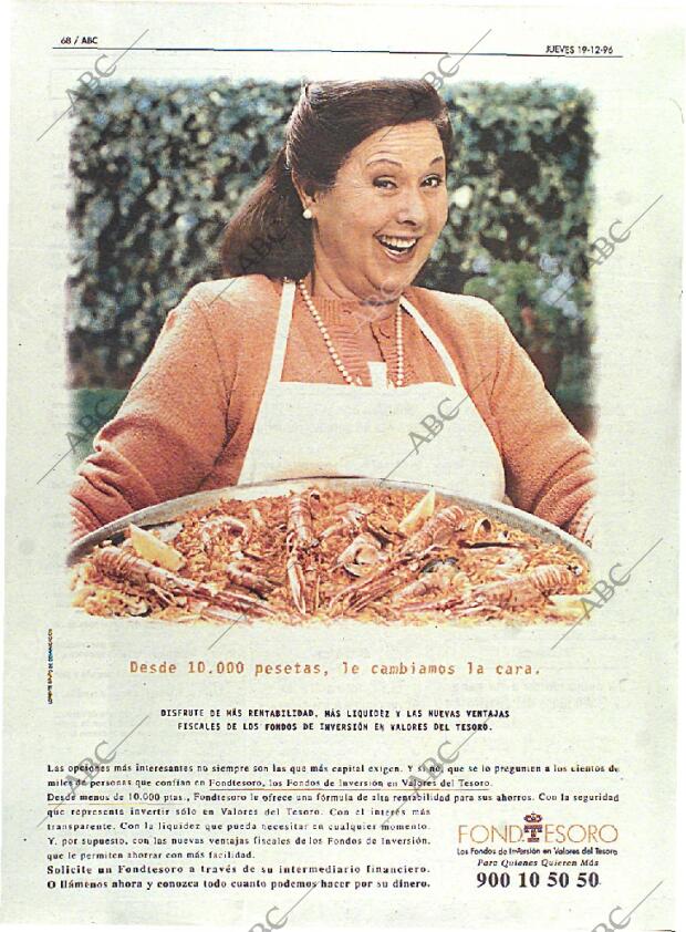 ABC MADRID 19-12-1996 página 68