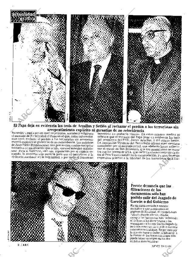 ABC MADRID 19-12-1996 página 8