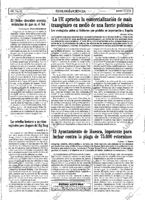 ABC MADRID 19-12-1996 página 84