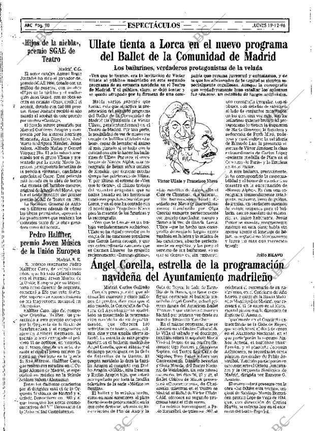 ABC MADRID 19-12-1996 página 90