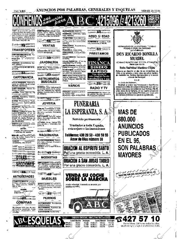 ABC SEVILLA 20-12-1996 página 114