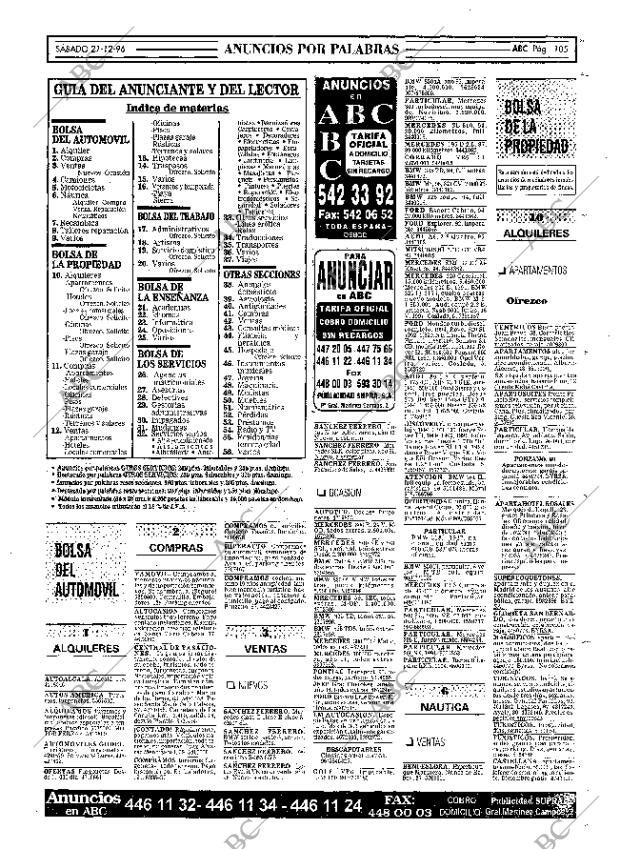 ABC MADRID 21-12-1996 página 105