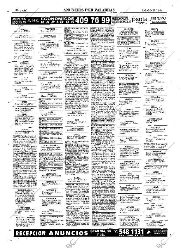 ABC MADRID 21-12-1996 página 110