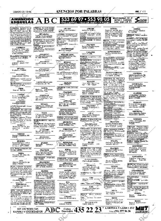 ABC MADRID 21-12-1996 página 111