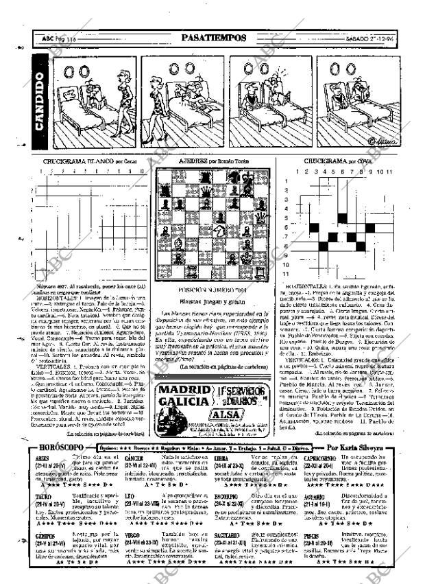 ABC MADRID 21-12-1996 página 116