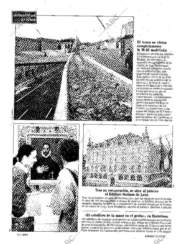 ABC MADRID 21-12-1996 página 12