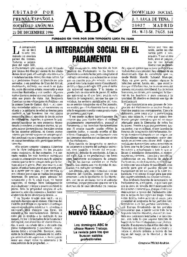 ABC MADRID 21-12-1996 página 3