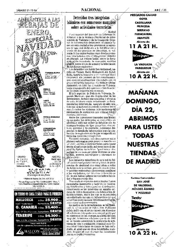 ABC MADRID 21-12-1996 página 35