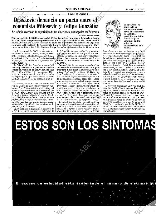 ABC MADRID 21-12-1996 página 40