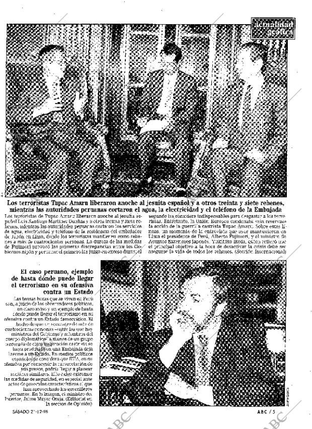ABC MADRID 21-12-1996 página 5