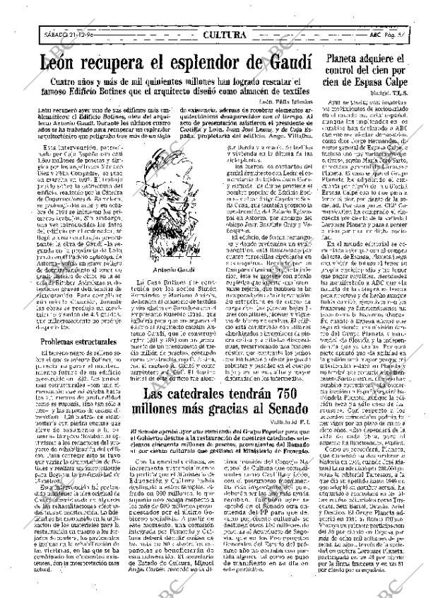 ABC MADRID 21-12-1996 página 57