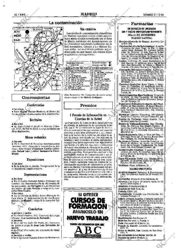 ABC MADRID 21-12-1996 página 62