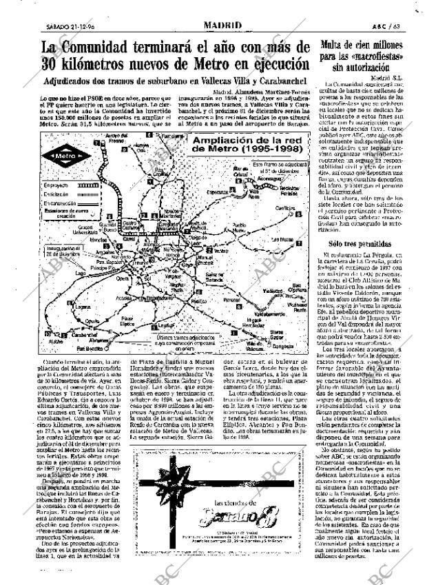 ABC MADRID 21-12-1996 página 63