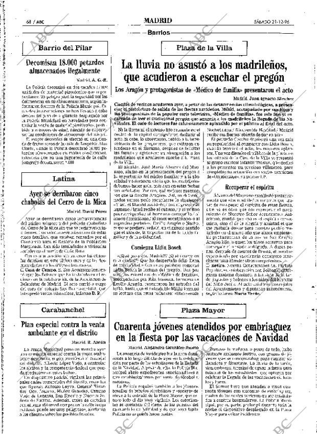 ABC MADRID 21-12-1996 página 68