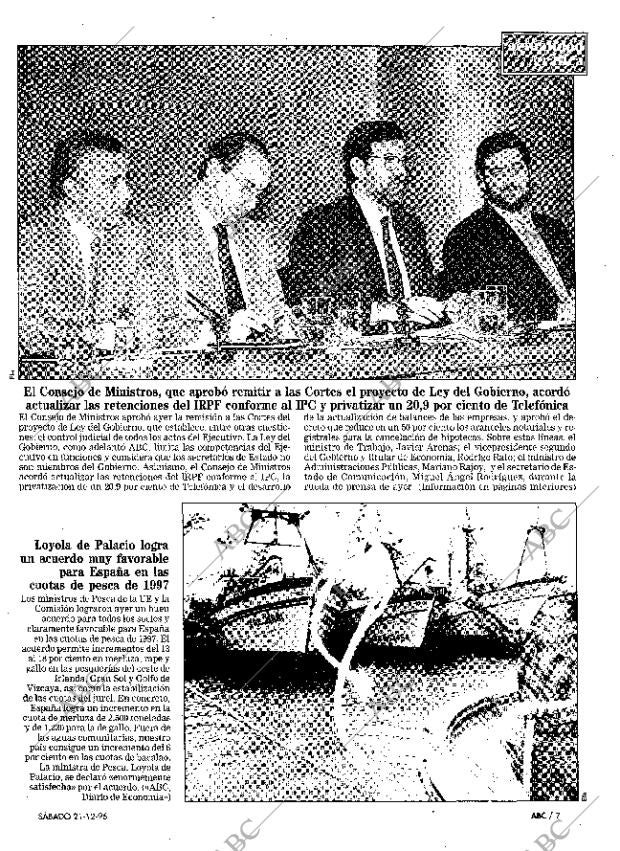 ABC MADRID 21-12-1996 página 7