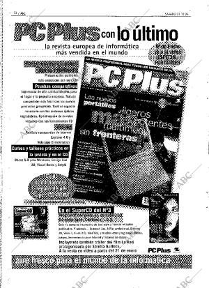 ABC MADRID 21-12-1996 página 72