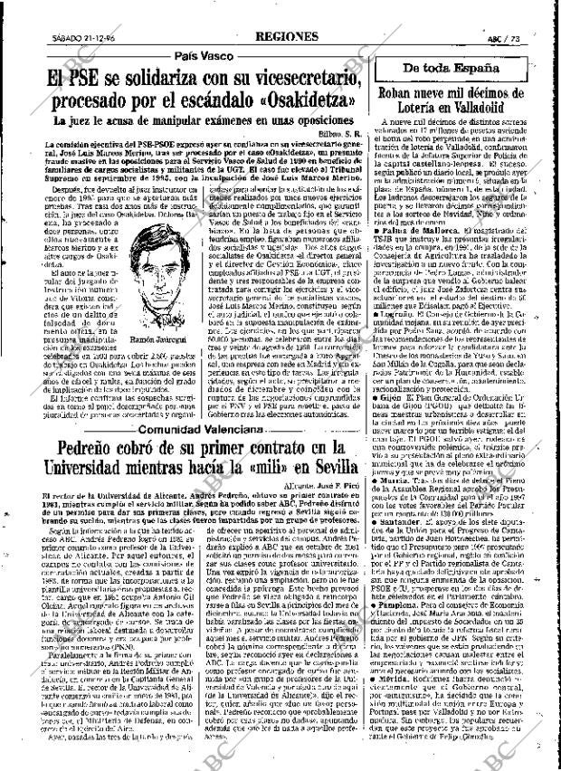 ABC MADRID 21-12-1996 página 73