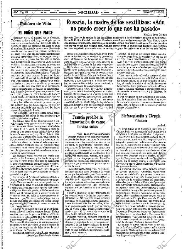 ABC MADRID 21-12-1996 página 78
