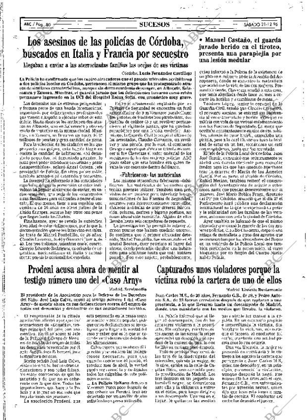 ABC MADRID 21-12-1996 página 80
