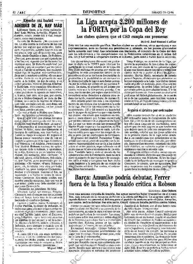 ABC MADRID 21-12-1996 página 82