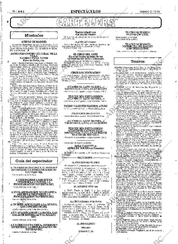 ABC MADRID 21-12-1996 página 90