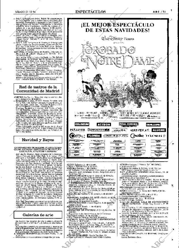 ABC MADRID 21-12-1996 página 93