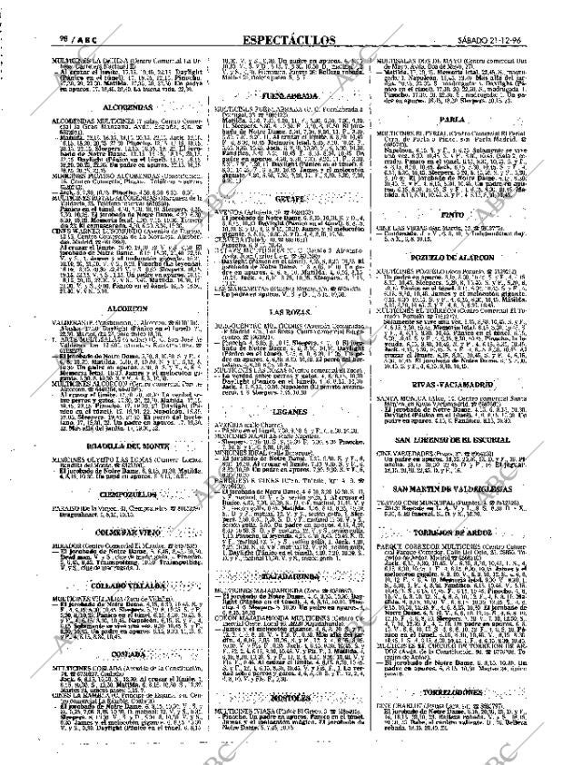 ABC MADRID 21-12-1996 página 98