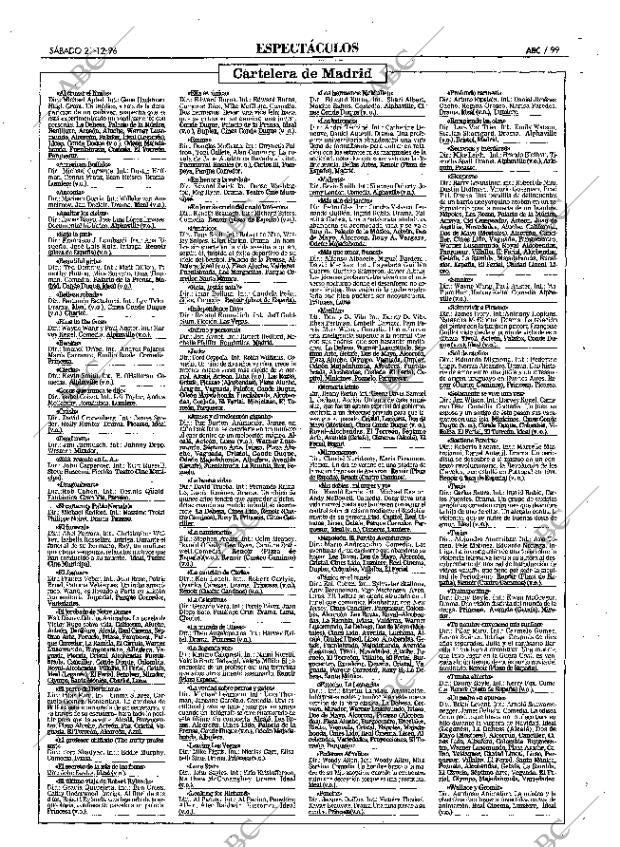 ABC MADRID 21-12-1996 página 99