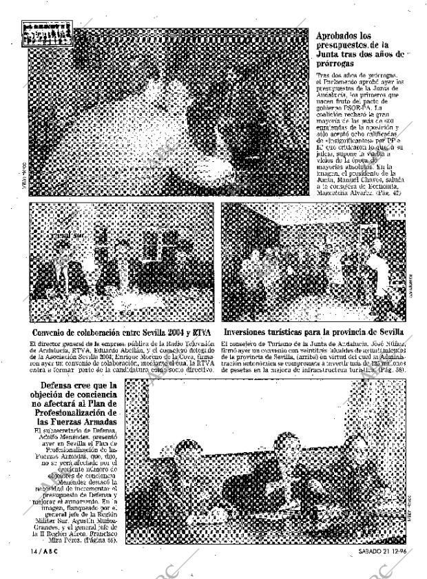 ABC SEVILLA 21-12-1996 página 14