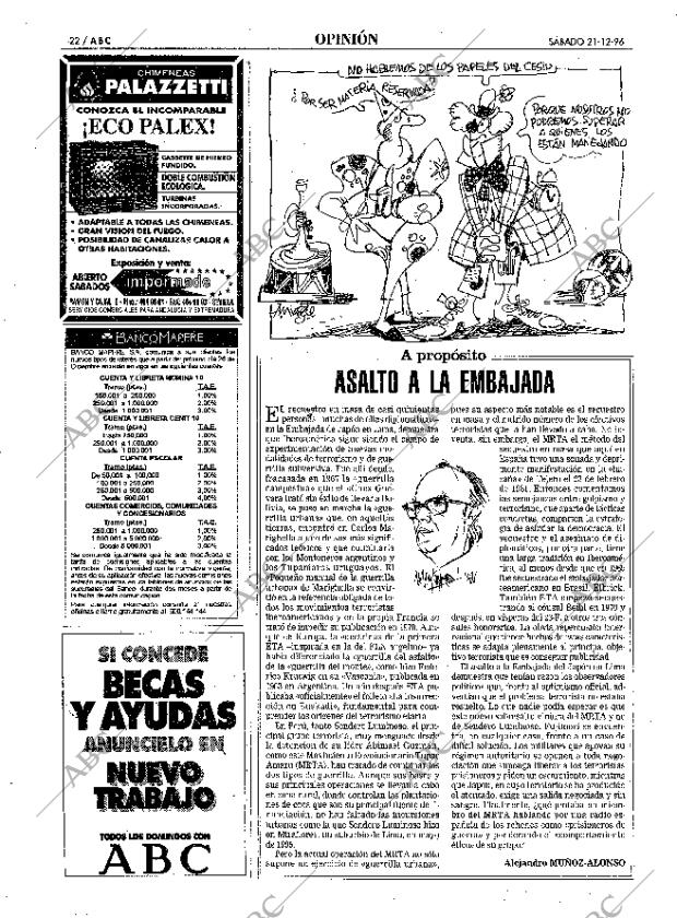 ABC SEVILLA 21-12-1996 página 22