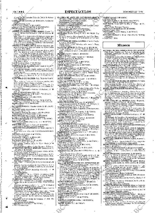 ABC MADRID 22-12-1996 página 106