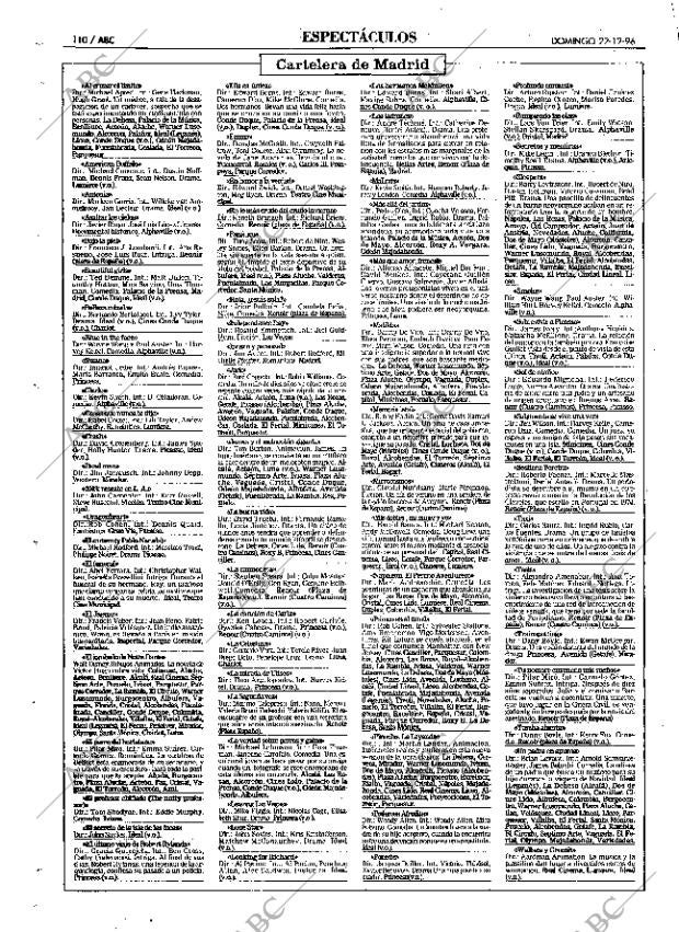 ABC MADRID 22-12-1996 página 110