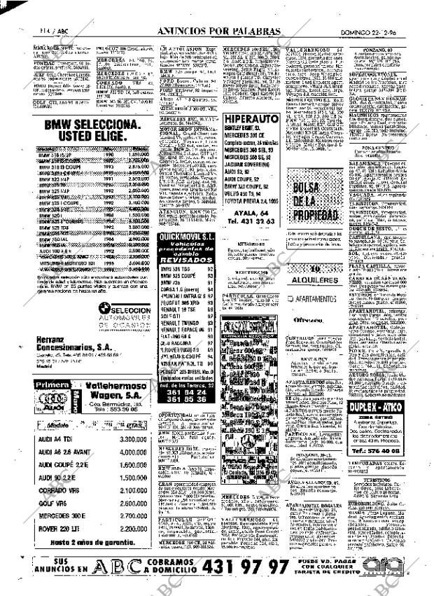 ABC MADRID 22-12-1996 página 114