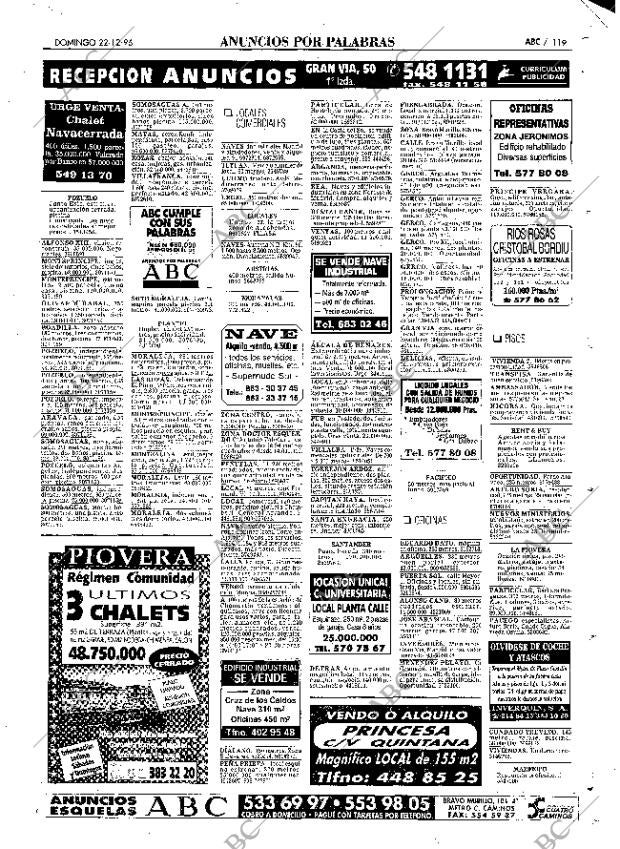ABC MADRID 22-12-1996 página 119