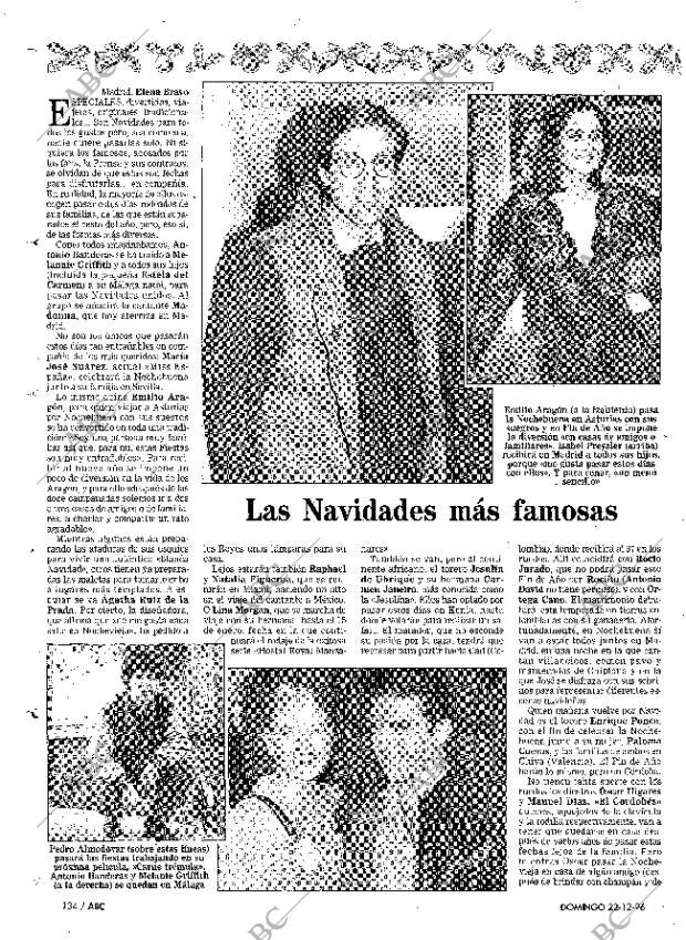 ABC MADRID 22-12-1996 página 134