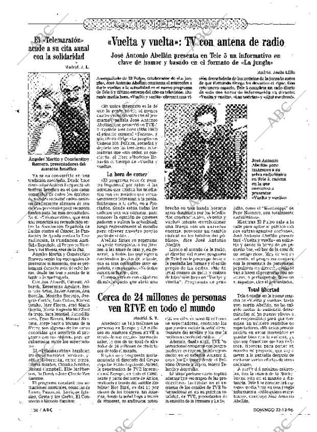 ABC MADRID 22-12-1996 página 138