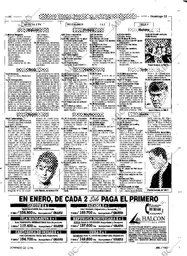 ABC MADRID 22-12-1996 página 143