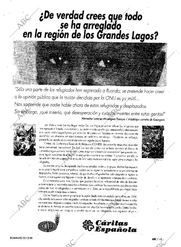 ABC MADRID 22-12-1996 página 15