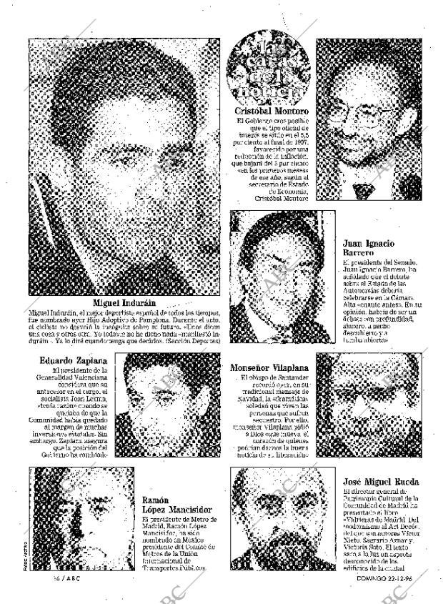 ABC MADRID 22-12-1996 página 16