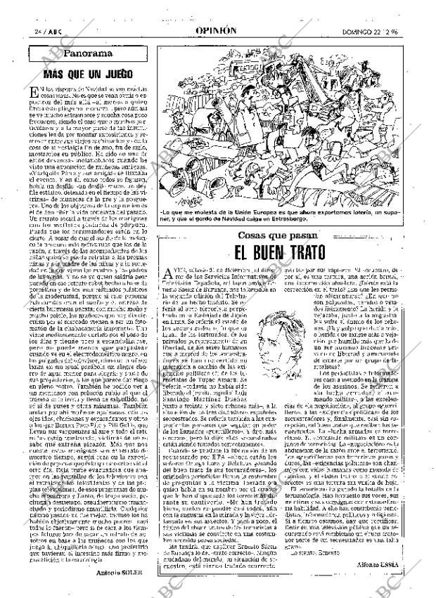 ABC MADRID 22-12-1996 página 24