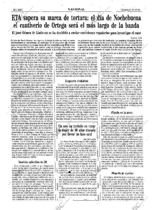 ABC MADRID 22-12-1996 página 28