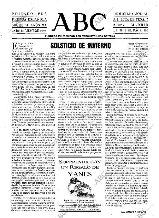 ABC MADRID 22-12-1996 página 3