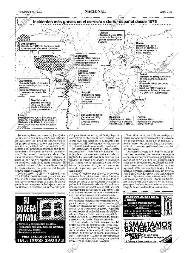 ABC MADRID 22-12-1996 página 33