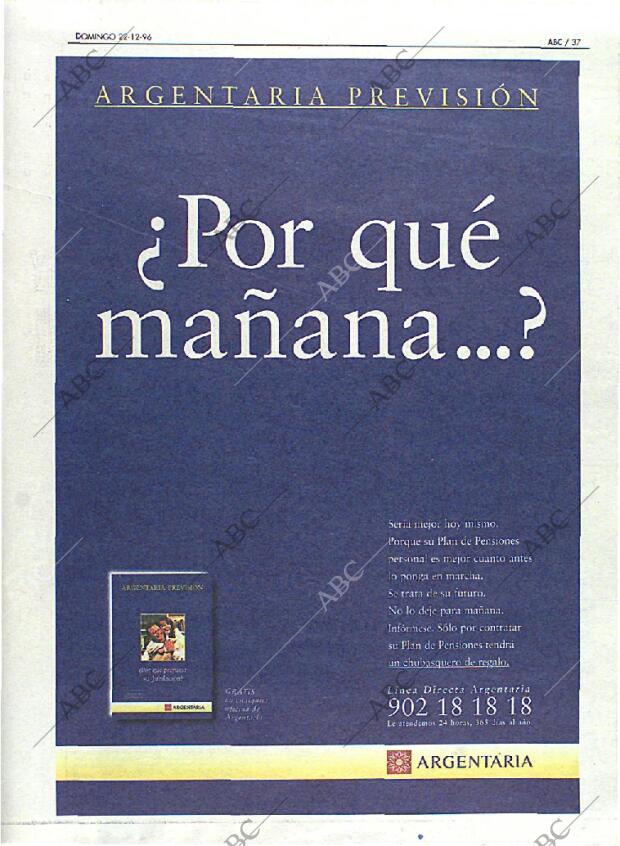 ABC MADRID 22-12-1996 página 37
