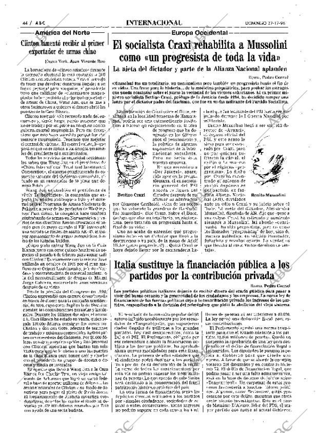 ABC MADRID 22-12-1996 página 44