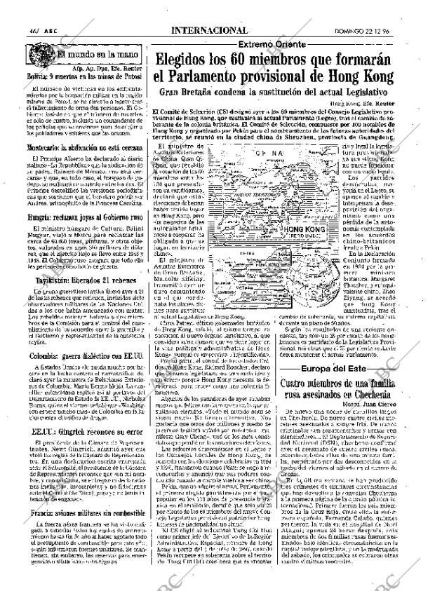 ABC MADRID 22-12-1996 página 46